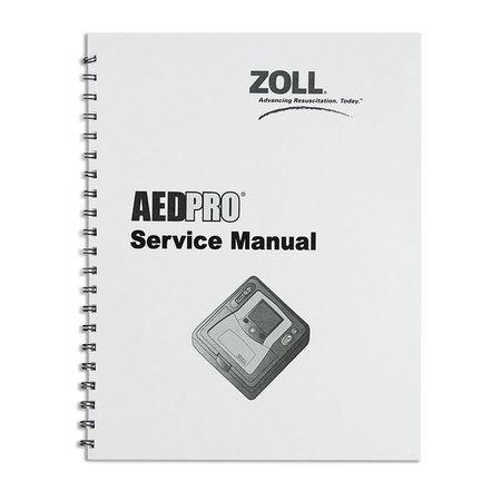 ZOLL AED PRO SERVICE MANUAL 9650-0309-01
